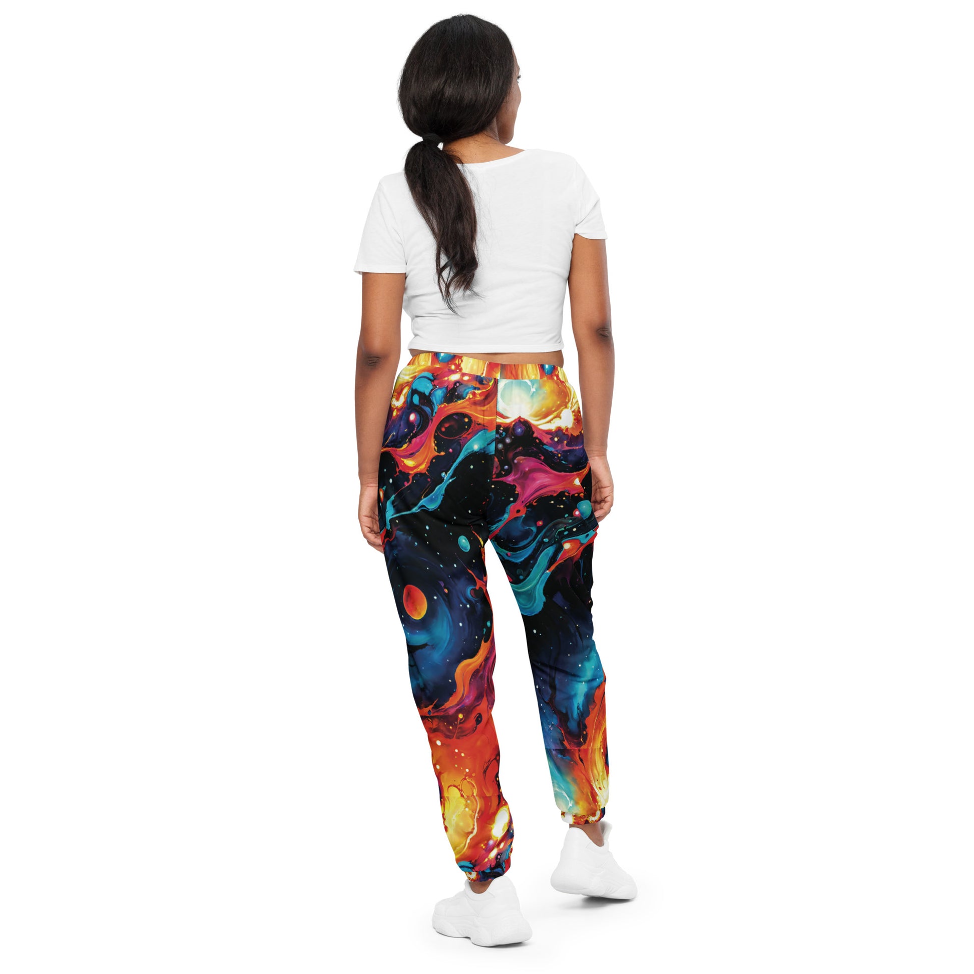 Unisex track pants - Astral Tempest - by Jelly Kvlt