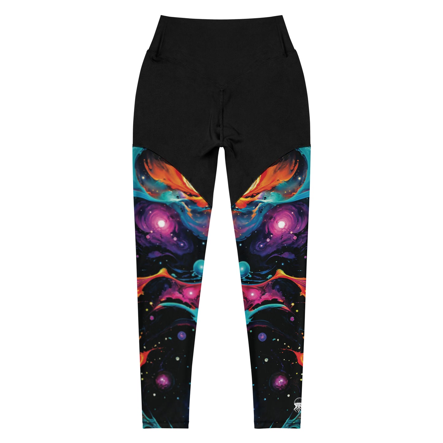 Compression Leggings - Astral Tempest by Jelly Kvlt